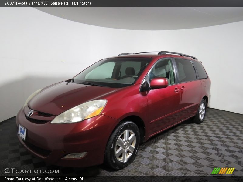 Salsa Red Pearl / Stone 2007 Toyota Sienna XLE