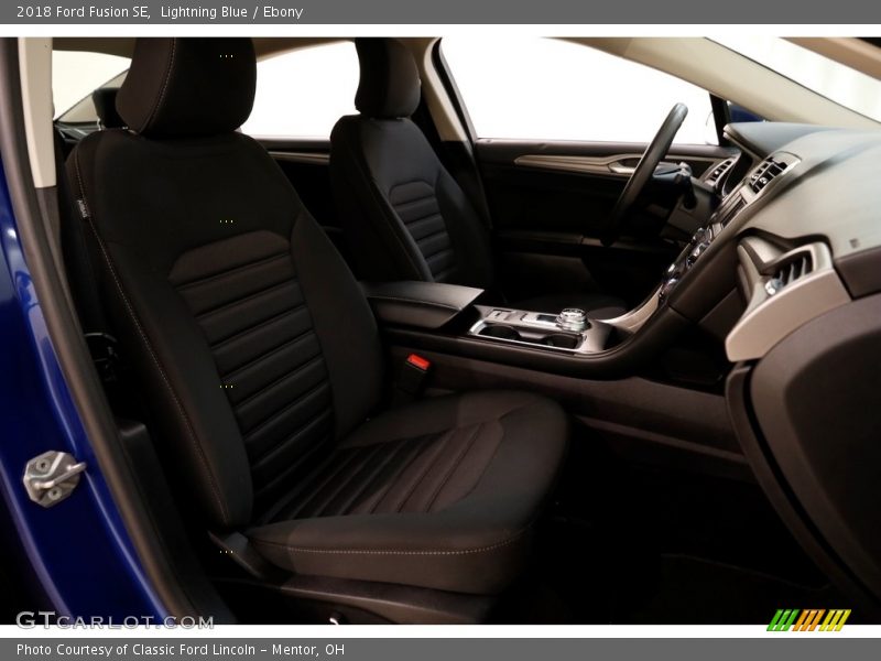 Lightning Blue / Ebony 2018 Ford Fusion SE