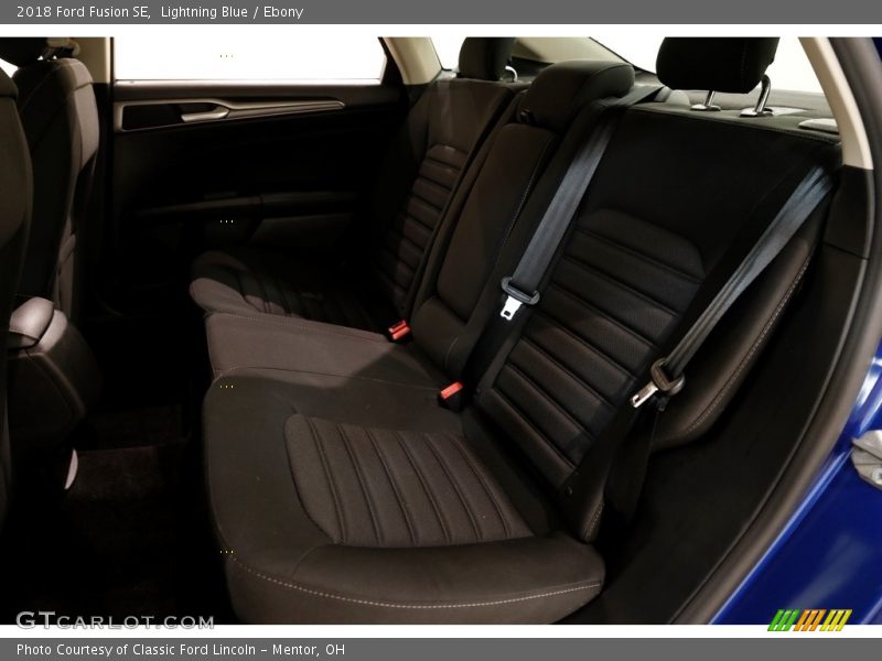 Lightning Blue / Ebony 2018 Ford Fusion SE