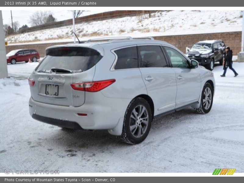 Liquid Platinum / Graphite 2013 Infiniti JX 35 AWD