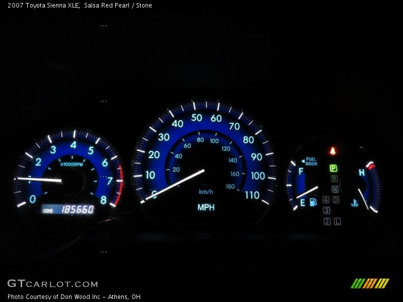 Salsa Red Pearl / Stone 2007 Toyota Sienna XLE