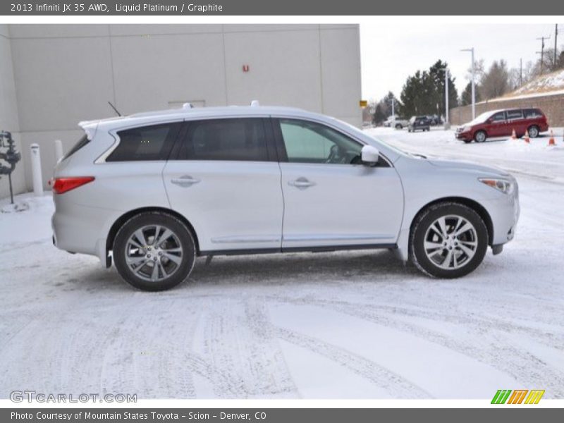 Liquid Platinum / Graphite 2013 Infiniti JX 35 AWD