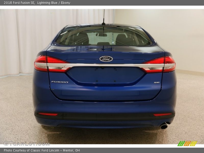 Lightning Blue / Ebony 2018 Ford Fusion SE