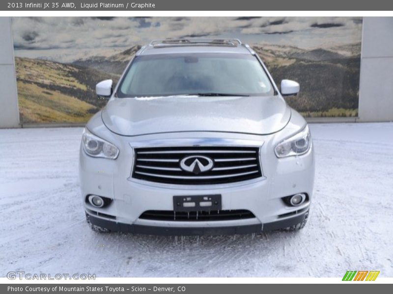 Liquid Platinum / Graphite 2013 Infiniti JX 35 AWD