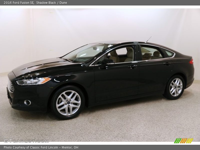 Shadow Black / Dune 2016 Ford Fusion SE