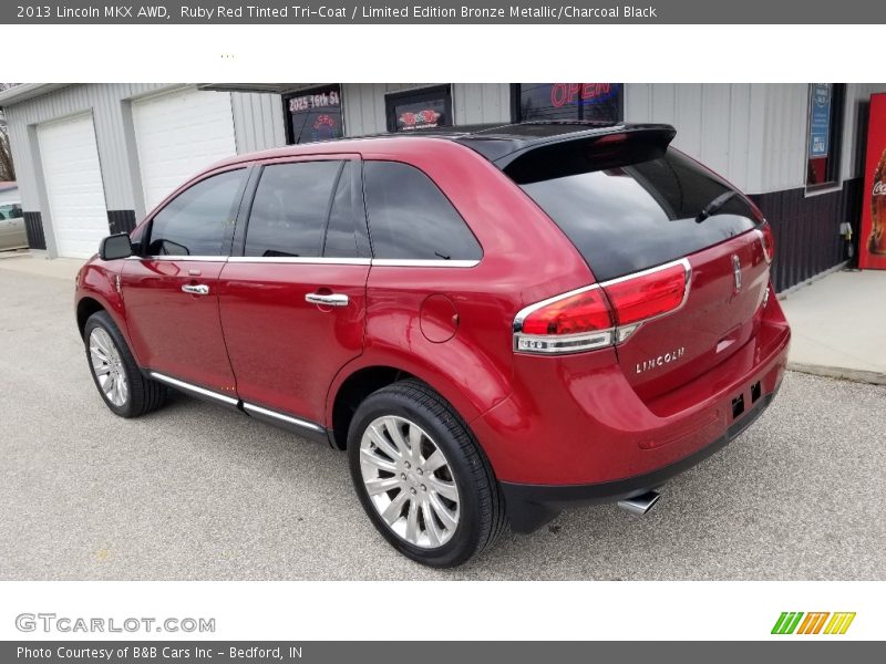 Ruby Red Tinted Tri-Coat / Limited Edition Bronze Metallic/Charcoal Black 2013 Lincoln MKX AWD