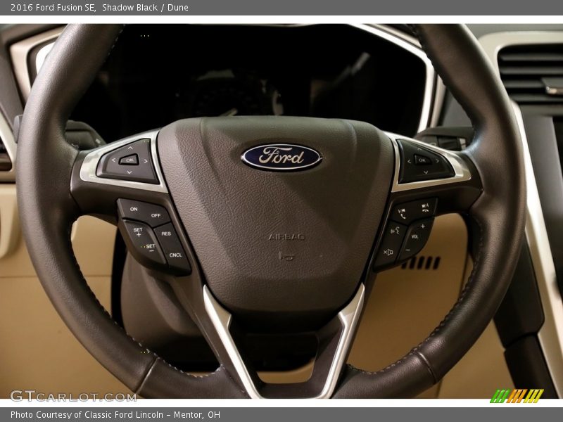Shadow Black / Dune 2016 Ford Fusion SE