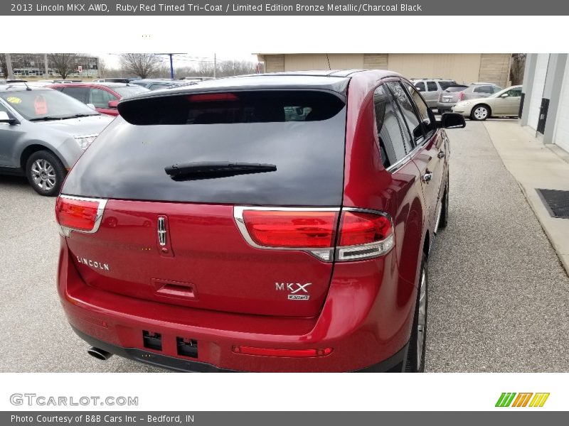 Ruby Red Tinted Tri-Coat / Limited Edition Bronze Metallic/Charcoal Black 2013 Lincoln MKX AWD