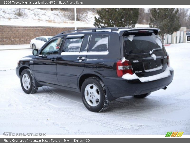 Black / Ivory Beige 2006 Toyota Highlander Limited 4WD