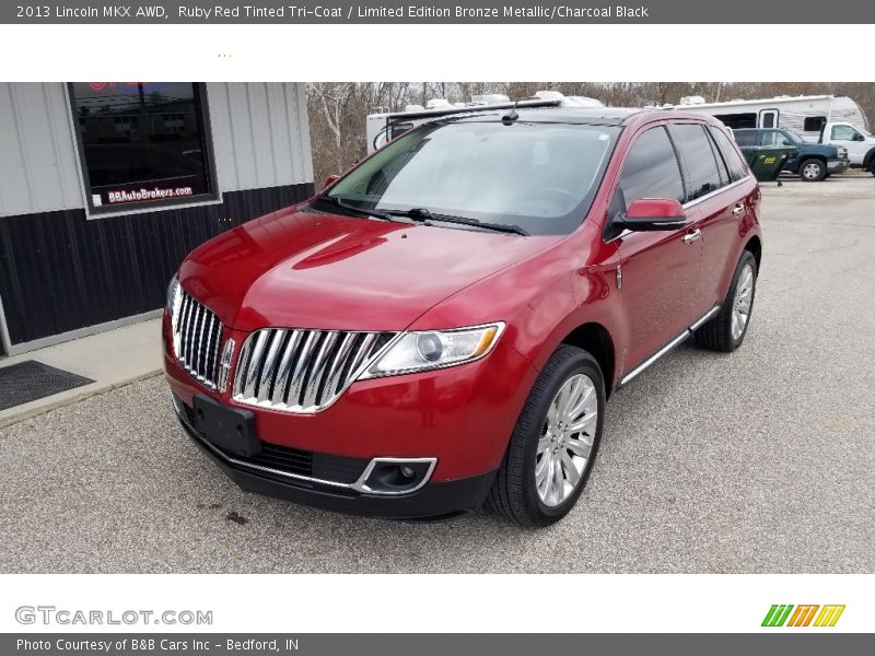Ruby Red Tinted Tri-Coat / Limited Edition Bronze Metallic/Charcoal Black 2013 Lincoln MKX AWD