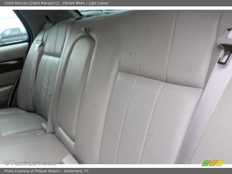 Vibrant White / Light Camel 2009 Mercury Grand Marquis LS