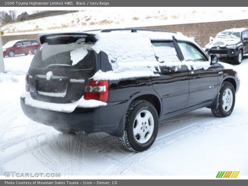 Black / Ivory Beige 2006 Toyota Highlander Limited 4WD