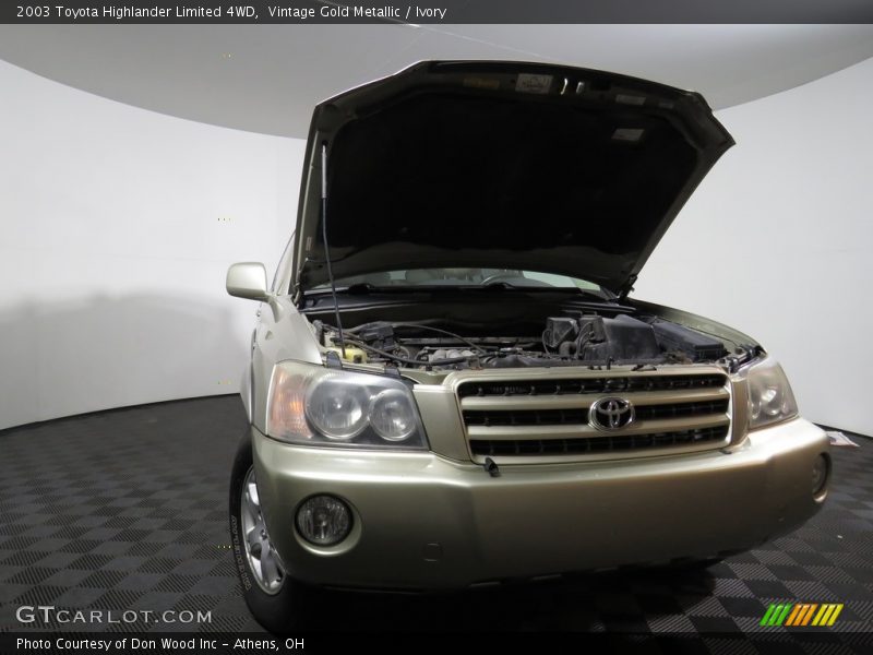 Vintage Gold Metallic / Ivory 2003 Toyota Highlander Limited 4WD