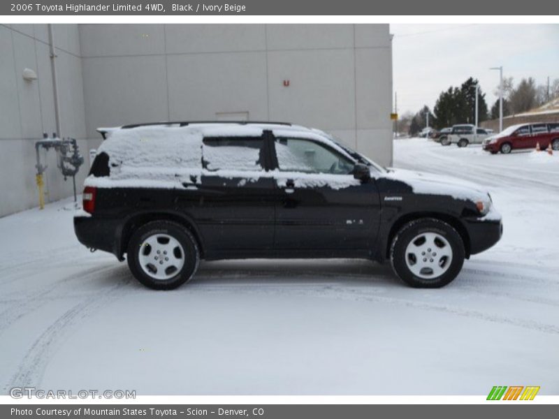 Black / Ivory Beige 2006 Toyota Highlander Limited 4WD