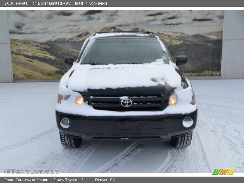 Black / Ivory Beige 2006 Toyota Highlander Limited 4WD