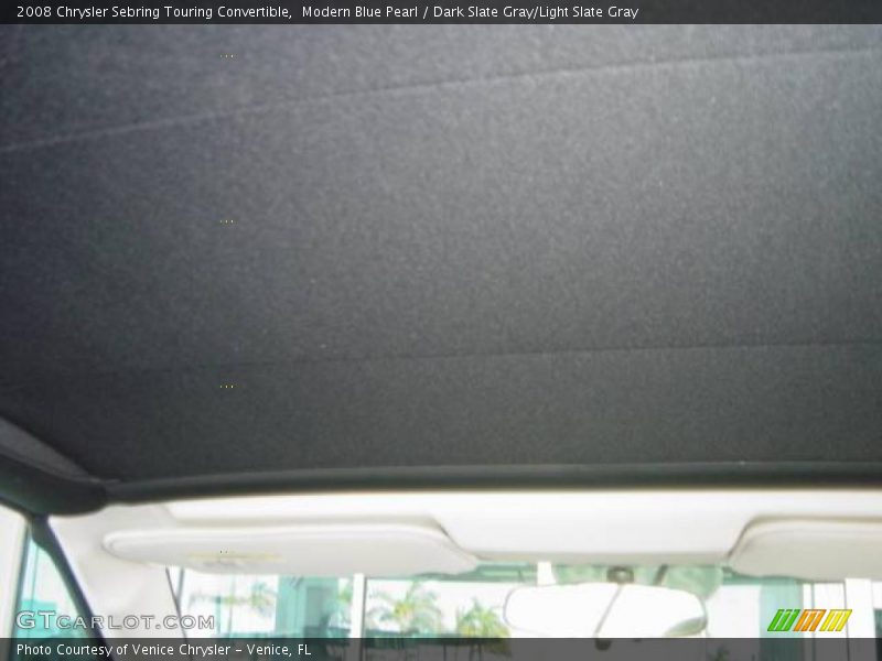 Modern Blue Pearl / Dark Slate Gray/Light Slate Gray 2008 Chrysler Sebring Touring Convertible