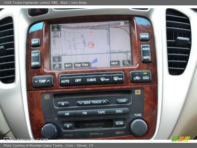 Black / Ivory Beige 2006 Toyota Highlander Limited 4WD
