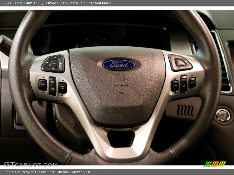 Tuxedo Black Metallic / Charcoal Black 2015 Ford Taurus SEL