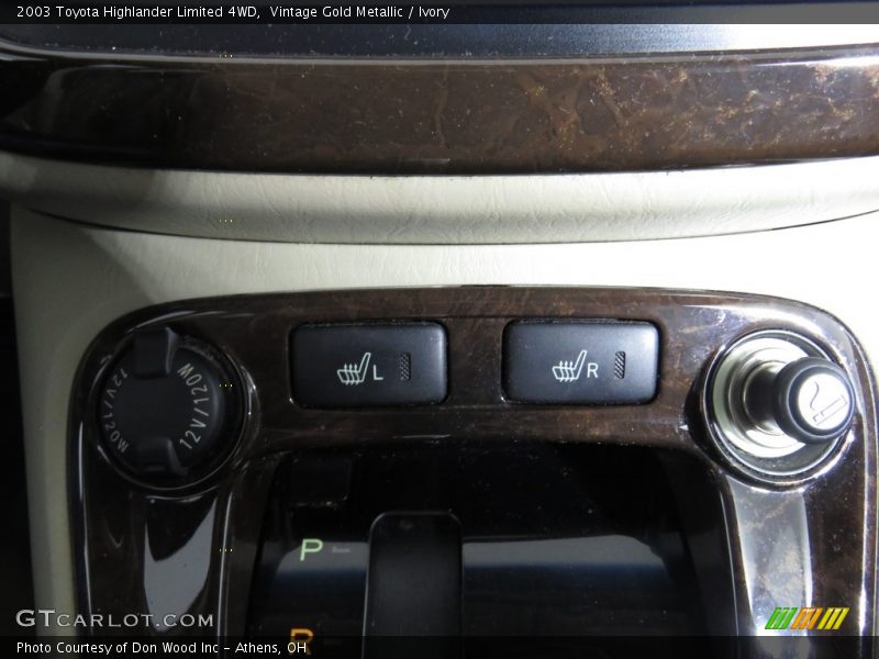 Vintage Gold Metallic / Ivory 2003 Toyota Highlander Limited 4WD