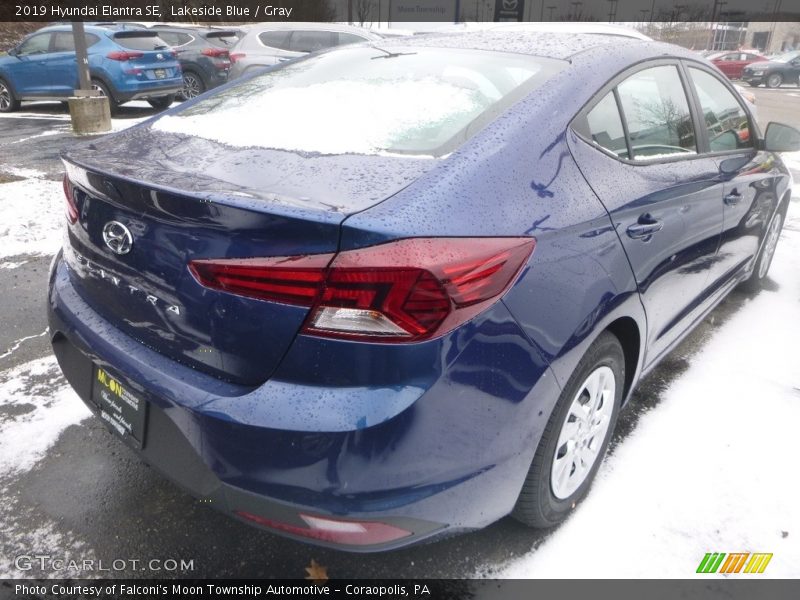 Lakeside Blue / Gray 2019 Hyundai Elantra SE