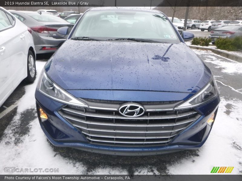 Lakeside Blue / Gray 2019 Hyundai Elantra SE