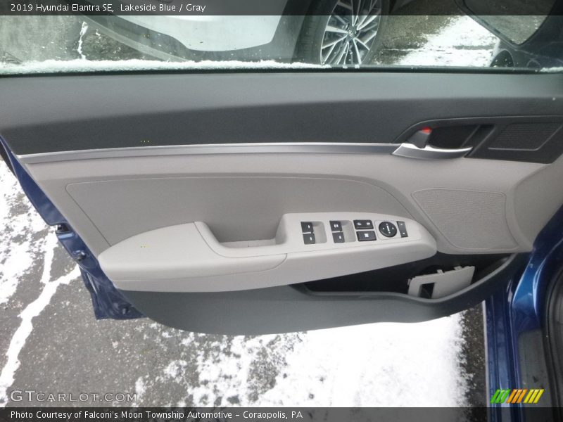Lakeside Blue / Gray 2019 Hyundai Elantra SE