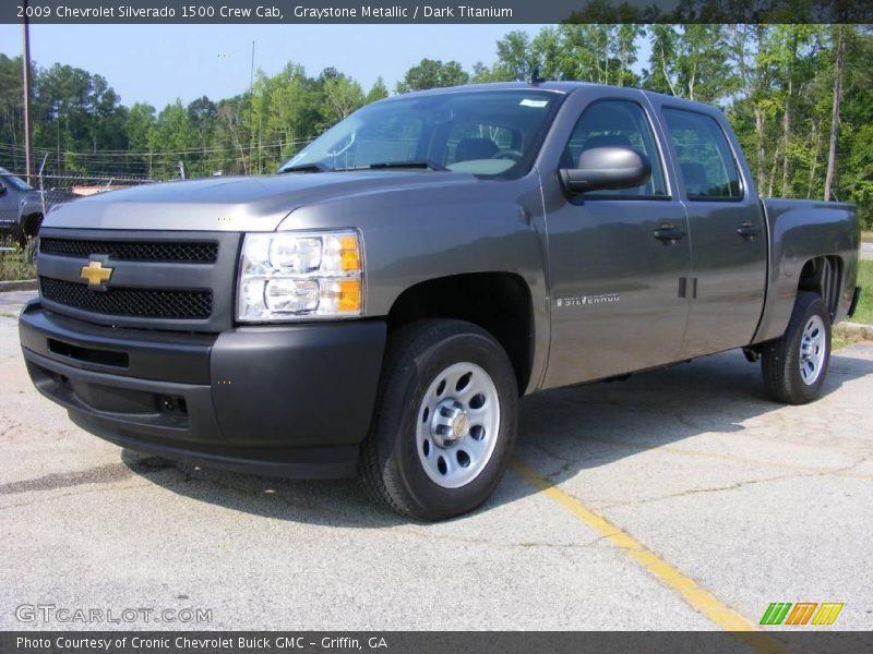 Graystone Metallic / Dark Titanium 2009 Chevrolet Silverado 1500 Crew Cab