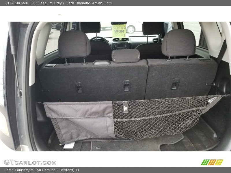 Titanium Gray / Black Diamond Woven Cloth 2014 Kia Soul 1.6