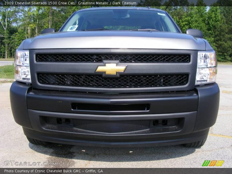 Graystone Metallic / Dark Titanium 2009 Chevrolet Silverado 1500 Crew Cab