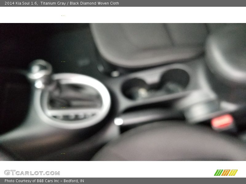 Titanium Gray / Black Diamond Woven Cloth 2014 Kia Soul 1.6