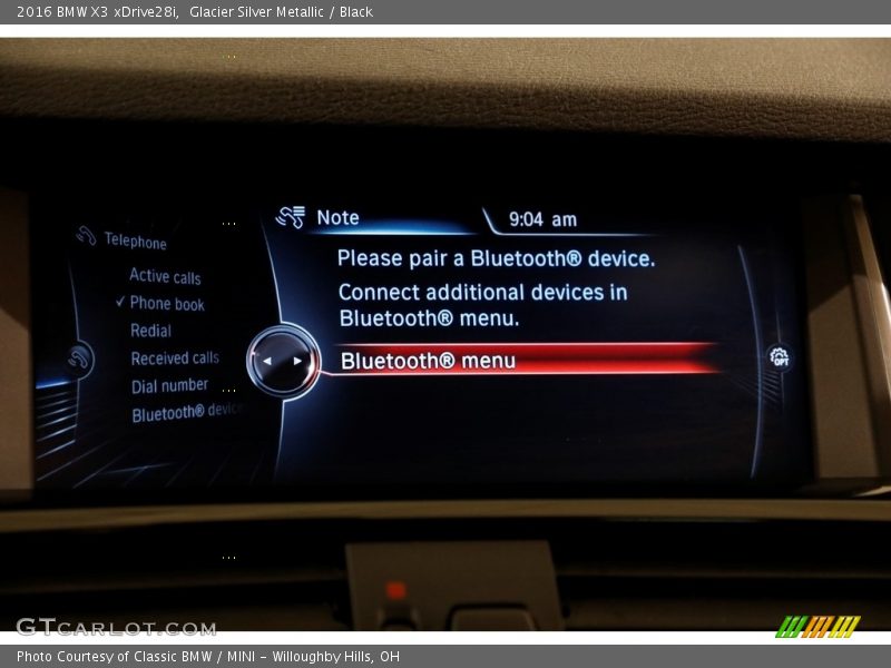 Glacier Silver Metallic / Black 2016 BMW X3 xDrive28i