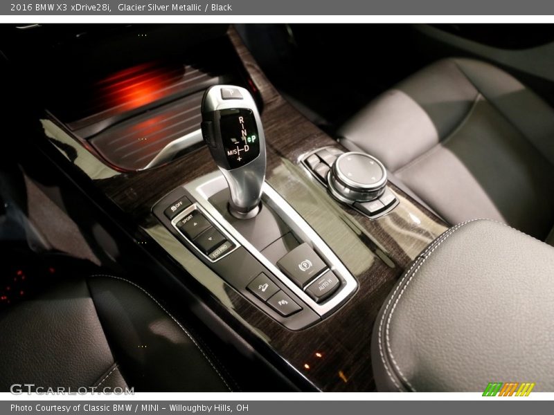 Glacier Silver Metallic / Black 2016 BMW X3 xDrive28i