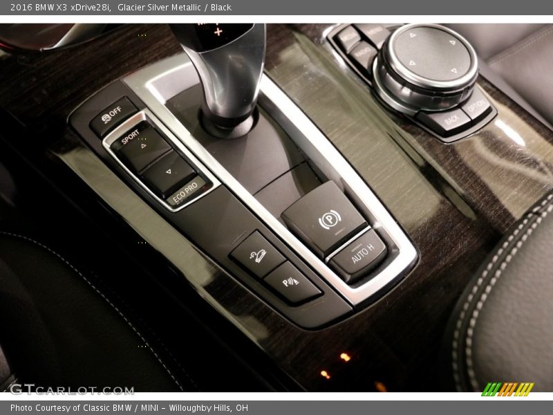 Glacier Silver Metallic / Black 2016 BMW X3 xDrive28i