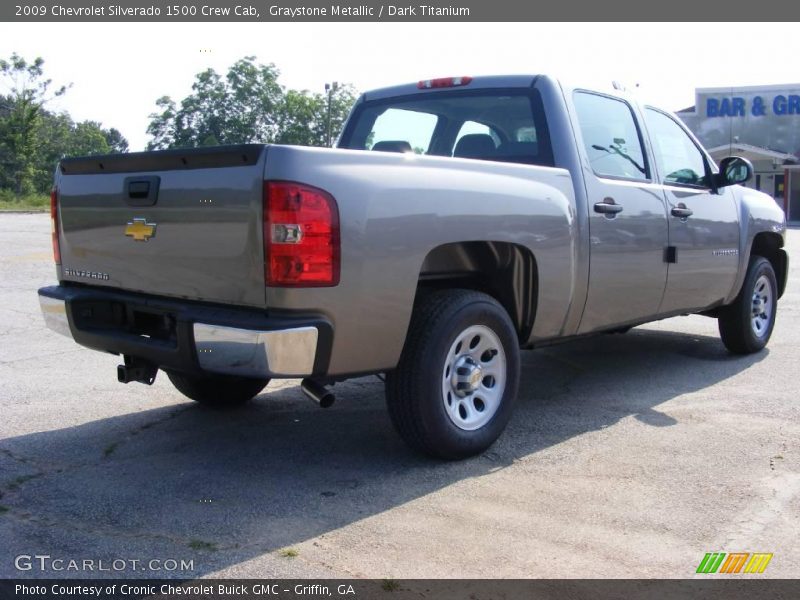 Graystone Metallic / Dark Titanium 2009 Chevrolet Silverado 1500 Crew Cab
