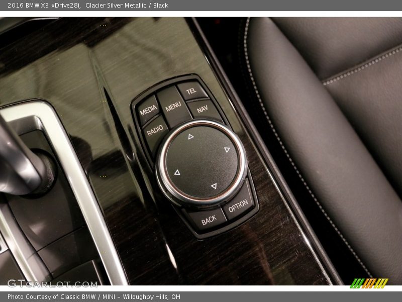 Glacier Silver Metallic / Black 2016 BMW X3 xDrive28i