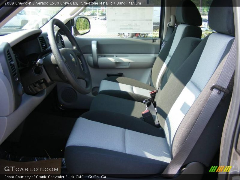 Graystone Metallic / Dark Titanium 2009 Chevrolet Silverado 1500 Crew Cab