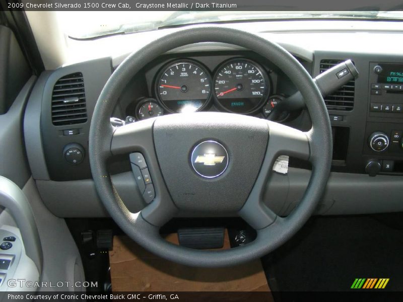 Graystone Metallic / Dark Titanium 2009 Chevrolet Silverado 1500 Crew Cab