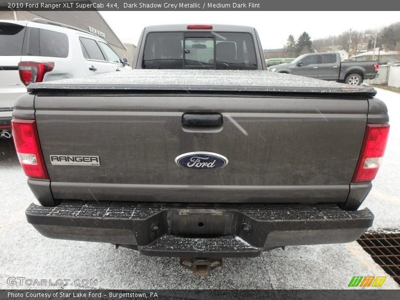 Dark Shadow Grey Metallic / Medium Dark Flint 2010 Ford Ranger XLT SuperCab 4x4