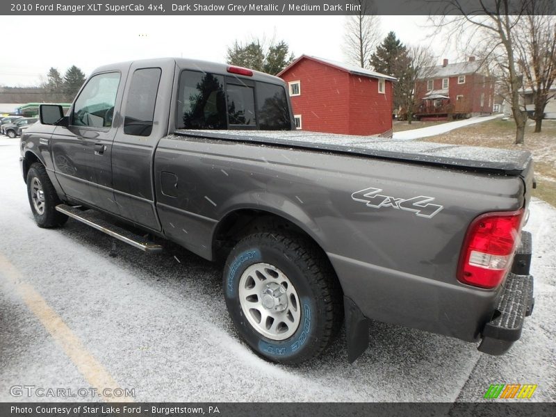 Dark Shadow Grey Metallic / Medium Dark Flint 2010 Ford Ranger XLT SuperCab 4x4