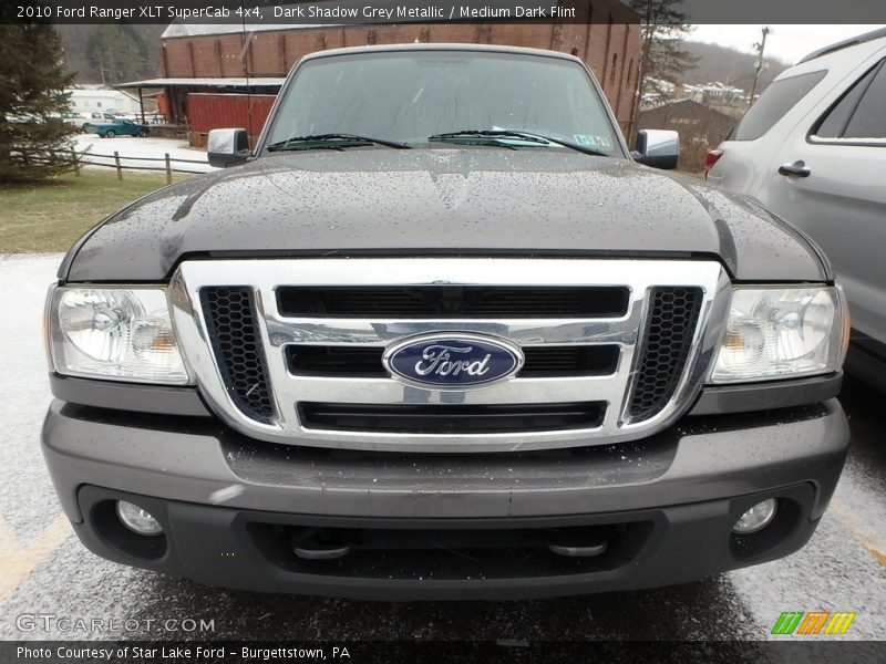 Dark Shadow Grey Metallic / Medium Dark Flint 2010 Ford Ranger XLT SuperCab 4x4