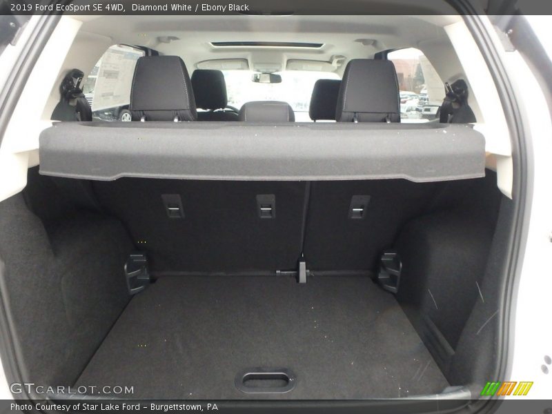 Diamond White / Ebony Black 2019 Ford EcoSport SE 4WD