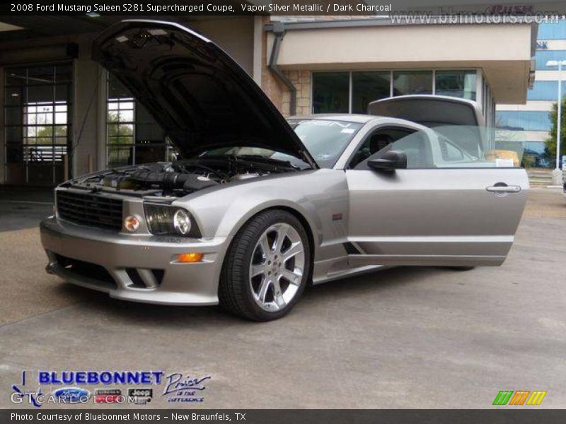 Vapor Silver Metallic / Dark Charcoal 2008 Ford Mustang Saleen S281 Supercharged Coupe