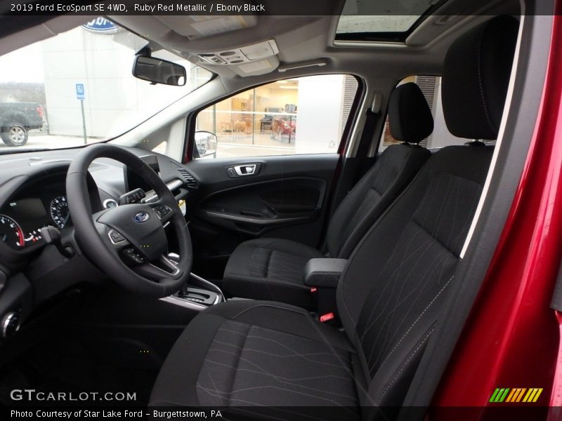 Ruby Red Metallic / Ebony Black 2019 Ford EcoSport SE 4WD