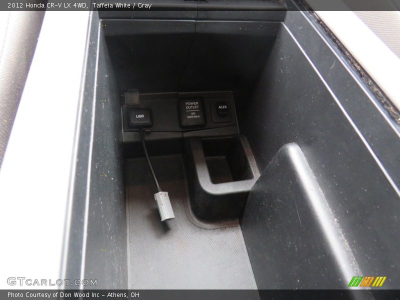 Taffeta White / Gray 2012 Honda CR-V LX 4WD