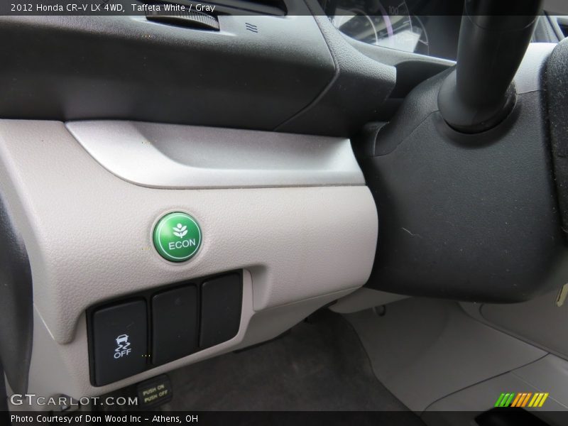 Taffeta White / Gray 2012 Honda CR-V LX 4WD