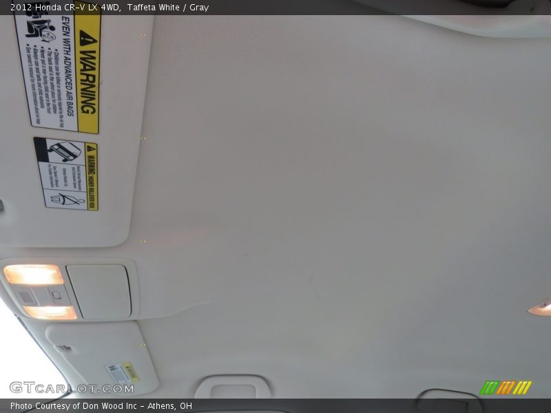 Taffeta White / Gray 2012 Honda CR-V LX 4WD