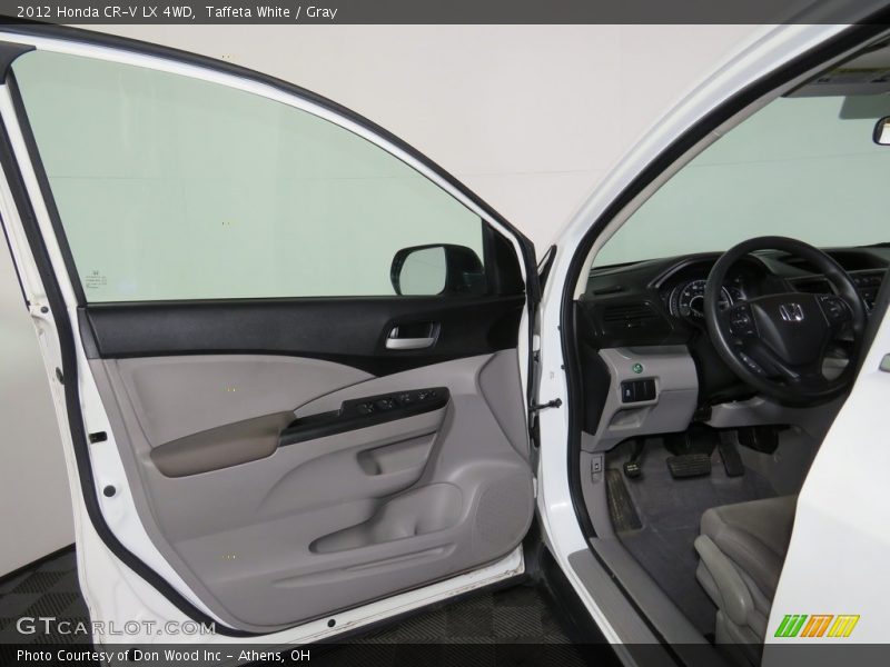 Taffeta White / Gray 2012 Honda CR-V LX 4WD