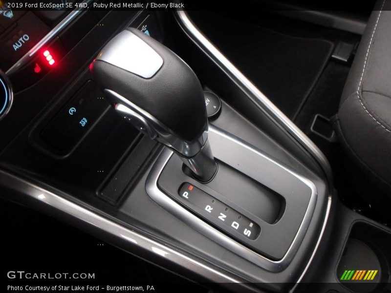 Ruby Red Metallic / Ebony Black 2019 Ford EcoSport SE 4WD