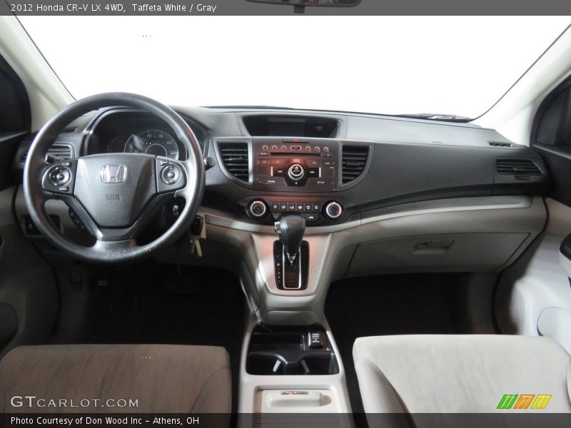 Taffeta White / Gray 2012 Honda CR-V LX 4WD