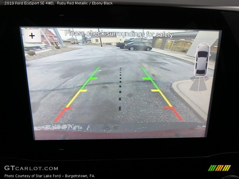 Ruby Red Metallic / Ebony Black 2019 Ford EcoSport SE 4WD